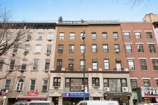 West 14th Street between Seventh and Eighth Avenues — the row of buildings on the block that was the centre of Little Spain